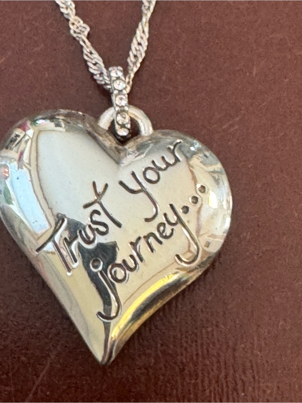 Brighton Multicolor Crystal Heart Pendant Necklace - Picture 3 of 7